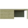 Gardenas Abri de jardin bois plus de 20 m²  Marron 12m²