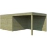 Gardenas Abri de jardin bois plus de 20 m²  Marron 12m²