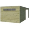 Gardenas Abri de jardin bois plus de 20 m²  Marron 12m²