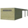 Gardenas Abri de jardin bois plus de 20 m²  Marron 12m²