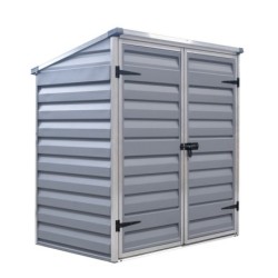 Canopia by Palram Abri de jardin résine Polycarbonate Gris 1.25m²