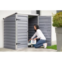 Canopia by Palram Abri de jardin résine Polycarbonate Gris 1.25m²