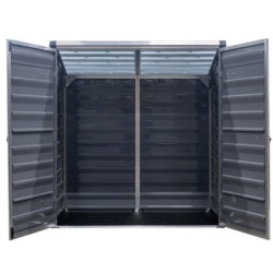 Canopia by Palram Abri de jardin résine Polycarbonate Gris 1.25m²