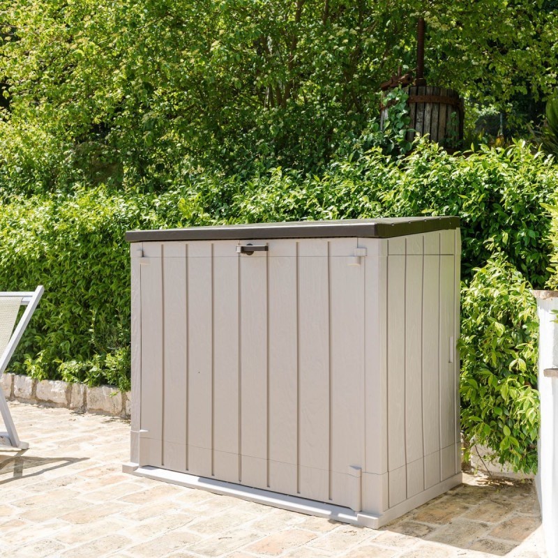 Toomax Coffre de jardin Polypropylène Beige Toomax Coffre de jardin Polypropylène Beige