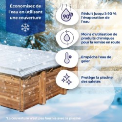 Gre Pool Bâches et enrouleurs Gris
