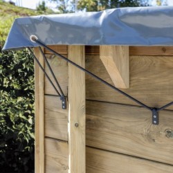 Gre Pool Bâches et enrouleurs Gris