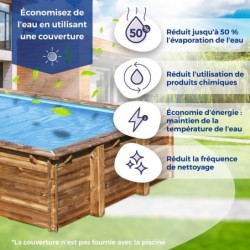 Gre Pool Bâches et enrouleurs Bleu