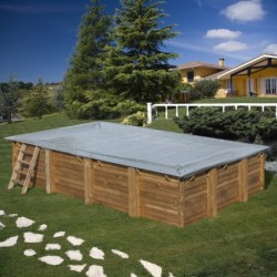 Gre Pool Bâches et enrouleurs Gris