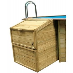 Gre Pool Coffres de filtration Bois naturel