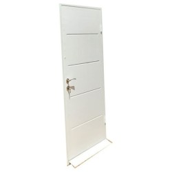 Everbox Abri de jardin résine PVC (polychlorure de vinyle) + XPS (polystyrène extrudé) Blanc 1,1m²