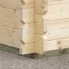 Eden Partenaire Jardin Abri de jardin bois 10 à 15 m² Bois massif Marron 12.6m²