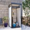Everbox Abri de jardin résine PVC (polychlorure de vinyle) + XPS (polystyrène extrudé) Blanc 1,1m²