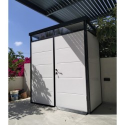 Everbox Abri de jardin résine PVC (polychlorure de vinyle) + XPS (polystyrène extrudé) Blanc 2,13m²