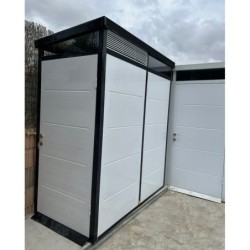 Everbox Abri de jardin résine PVC (polychlorure de vinyle) + XPS (polystyrène extrudé) Blanc 2,13m²