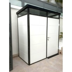 Everbox Abri de jardin résine PVC (polychlorure de vinyle) + XPS (polystyrène extrudé) Blanc 2,13m²