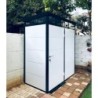 Everbox Abri de jardin résine PVC (polychlorure de vinyle) + XPS (polystyrène extrudé) Blanc 2,13m²