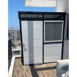 Everbox Abri de jardin résine PVC (polychlorure de vinyle) + XPS (polystyrène extrudé) Blanc 2,13m²