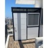 Everbox Abri de jardin résine PVC (polychlorure de vinyle) + XPS (polystyrène extrudé) Blanc 2,13m²
