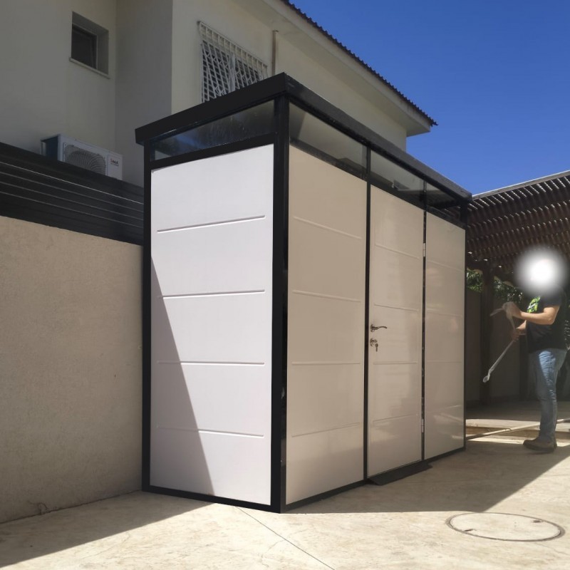 Everbox Abri de jardin résine PVC (polychlorure de vinyle) + XPS (polystyrène extrudé) Blanc 3,16m² Everbox Abri de jardin résine PVC (polychlorure de vinyle) + XPS (polystyrène extrudé) Blanc 3,16m²