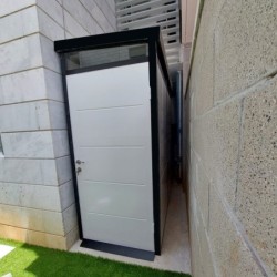 Everbox Abri de jardin résine PVC (polychlorure de vinyle) + XPS (polystyrène extrudé) Blanc 3,16m²