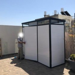 Everbox Abri de jardin résine PVC (polychlorure de vinyle) + XPS (polystyrène extrudé) Blanc 3,16m²
