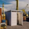 Everbox Abri de jardin résine PVC (polychlorure de vinyle) + XPS (polystyrène extrudé) Blanc 4,12m²