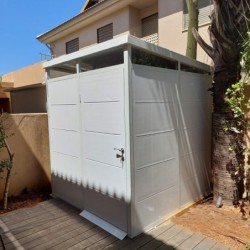 Everbox Abri de jardin résine PVC (polychlorure de vinyle) + XPS (polystyrène extrudé) Blanc 4,12m²