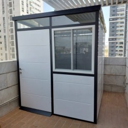 Everbox Abri de jardin résine PVC (polychlorure de vinyle) + XPS (polystyrène extrudé) Blanc 4,12m²