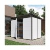 Everbox Abri de jardin résine PVC (polychlorure de vinyle) + XPS (polystyrène extrudé) Blanc 6,11m²