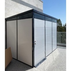 Everbox Abri de jardin résine PVC (polychlorure de vinyle) + XPS (polystyrène extrudé) Blanc 6,11m²