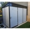 Everbox Abri de jardin résine PVC (polychlorure de vinyle) + XPS (polystyrène extrudé) Blanc 6,11m²