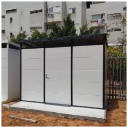 Everbox Abri de jardin résine PVC (polychlorure de vinyle) + XPS (polystyrène extrudé) Blanc 6,11m²