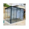 Everbox Abri de jardin résine PVC (polychlorure de vinyle) + XPS (polystyrène extrudé) Blanc 6,11m²