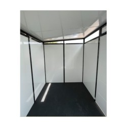 Everbox Abri de jardin résine PVC (polychlorure de vinyle) + XPS (polystyrène extrudé) Blanc 6,11m²