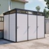 Everbox Abri de jardin résine PVC (polychlorure de vinyle) + XPS (polystyrène extrudé) Blanc 6,11m²