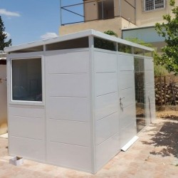 Everbox Abri de jardin résine PVC (polychlorure de vinyle) + XPS (polystyrène extrudé) Blanc 8,1m²
