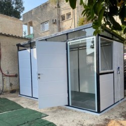 Everbox Abri de jardin résine PVC (polychlorure de vinyle) + XPS (polystyrène extrudé) Blanc 8,1m²