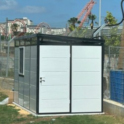 Everbox Abri de jardin résine PVC (polychlorure de vinyle) + XPS (polystyrène extrudé) Blanc 8,1m²