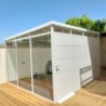 Everbox Abri de jardin résine PVC (polychlorure de vinyle) + XPS (polystyrène extrudé) Blanc 9m²