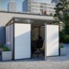 Everbox Abri de jardin résine PVC (polychlorure de vinyle) + XPS (polystyrène extrudé) Blanc 9.06m²