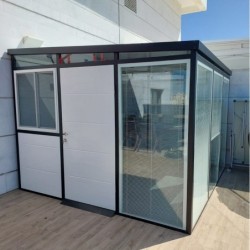 Everbox Abri de jardin résine PVC (polychlorure de vinyle) + XPS (polystyrène extrudé) Blanc 9.06m²