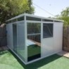 Everbox Abri de jardin résine PVC (polychlorure de vinyle) + XPS (polystyrène extrudé) Blanc 12m²