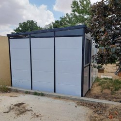 Everbox Abri de jardin résine PVC (polychlorure de vinyle) + XPS (polystyrène extrudé) Blanc 12m²
