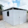 Everbox Abri de jardin résine PVC (polychlorure de vinyle) + XPS (polystyrène extrudé) Blanc 14,93m²