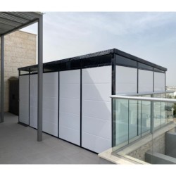 Everbox Abri de jardin résine PVC (polychlorure de vinyle) + XPS (polystyrène extrudé) Blanc 14,93m²