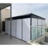 Everbox Abri de jardin résine PVC (polychlorure de vinyle) + XPS (polystyrène extrudé) Blanc 14,93m²