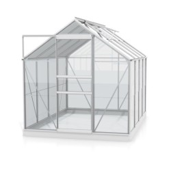 Vitavia Serre de jardin en verre Gris 5m²