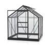 Vitavia Serre de jardin en verre Noir 3.8m²