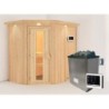 Karibu Sauna traditionnel Bois naturel