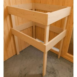 Karibu Sauna traditionnel Bois naturel